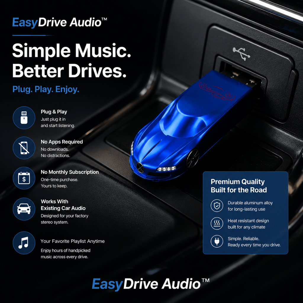 EasyDrive Audio™ | 3000+ Songs Car Music Drive