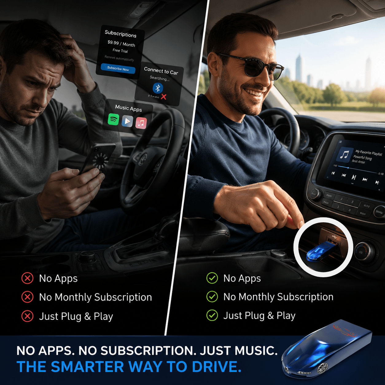 EasyDrive Audio™ | 3000+ Songs Car Music Drive